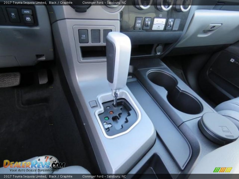 2017 Toyota Sequoia Limited Black / Graphite Photo #22