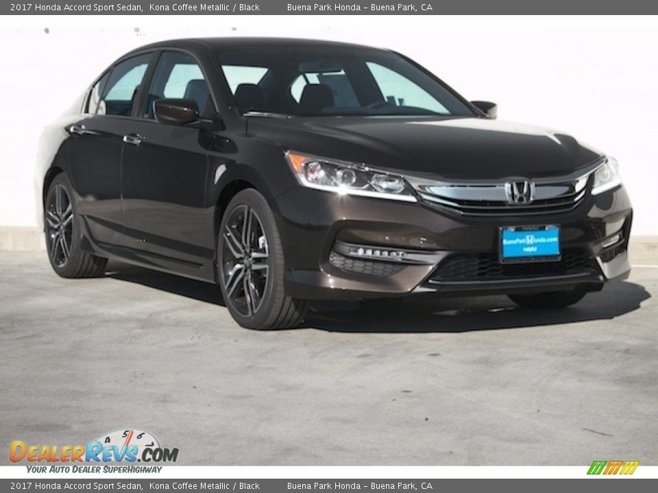 2017 Honda Accord Sport Sedan Kona Coffee Metallic / Black Photo #1