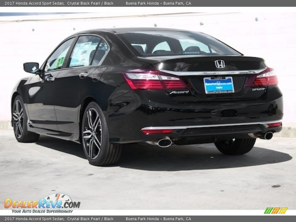 2017 Honda Accord Sport Sedan Crystal Black Pearl / Black Photo #2
