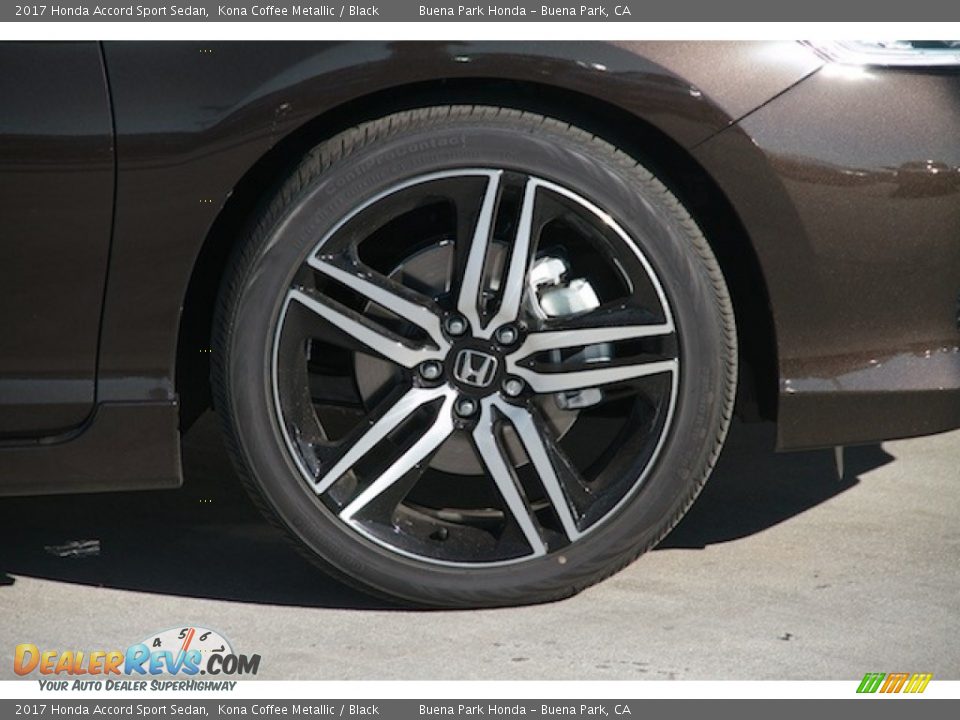 2017 Honda Accord Sport Sedan Kona Coffee Metallic / Black Photo #5