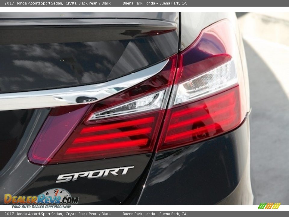 2017 Honda Accord Sport Sedan Crystal Black Pearl / Black Photo #4