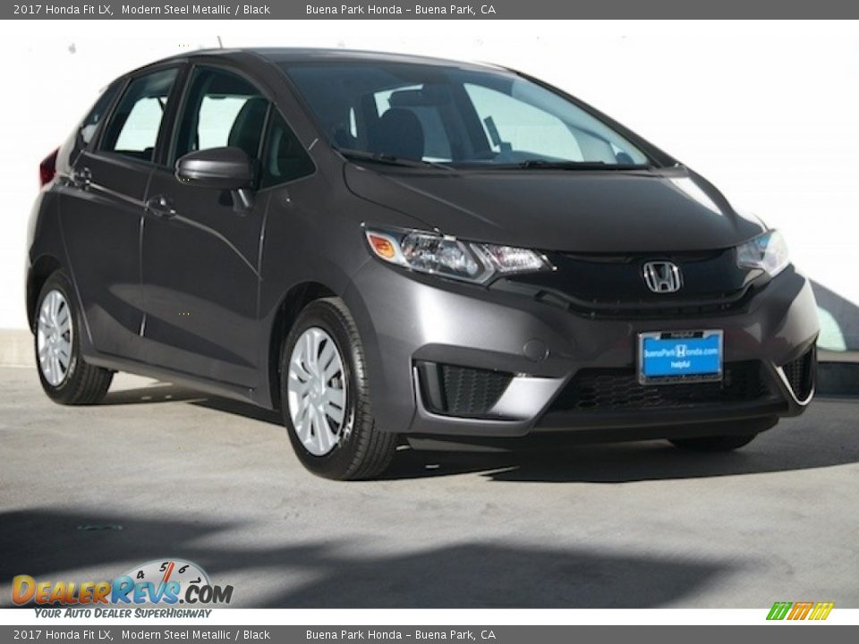 2017 Honda Fit LX Modern Steel Metallic / Black Photo #1