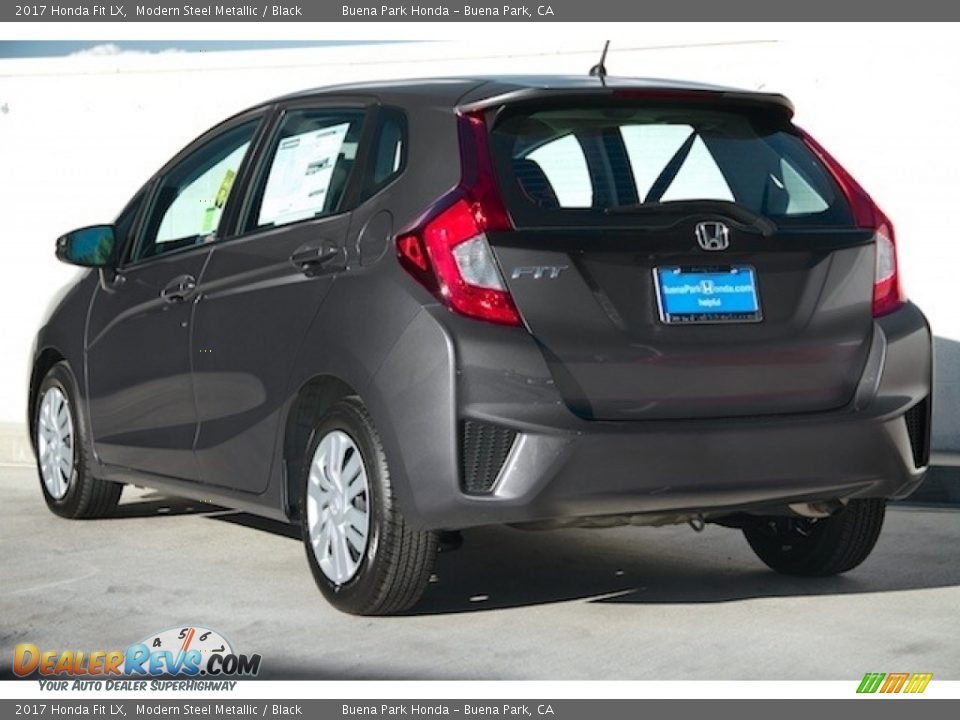 2017 Honda Fit LX Modern Steel Metallic / Black Photo #2