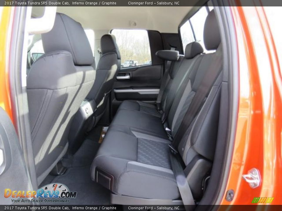 Rear Seat of 2017 Toyota Tundra SR5 Double Cab Photo #6