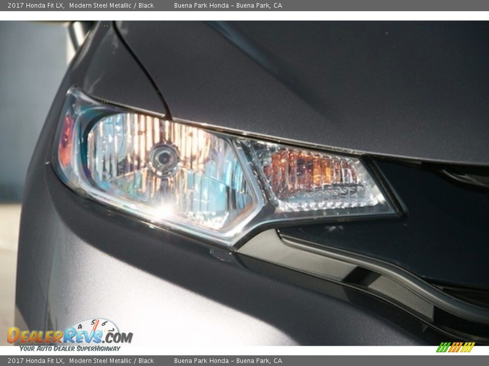 2017 Honda Fit LX Modern Steel Metallic / Black Photo #4