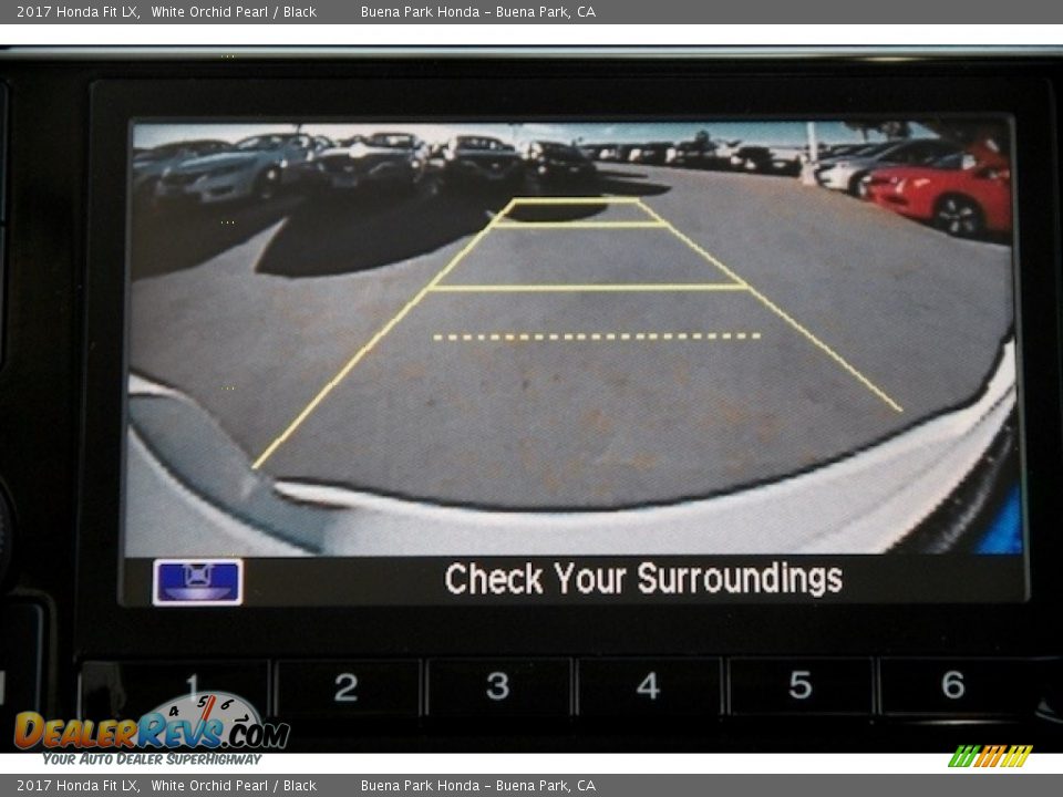 2017 Honda Fit LX White Orchid Pearl / Black Photo #6