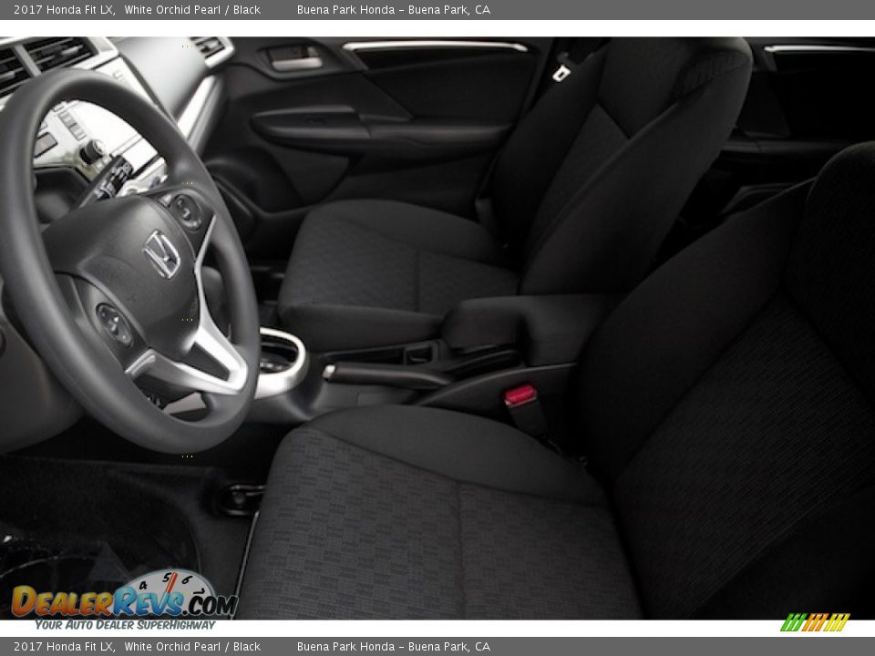 2017 Honda Fit LX White Orchid Pearl / Black Photo #8
