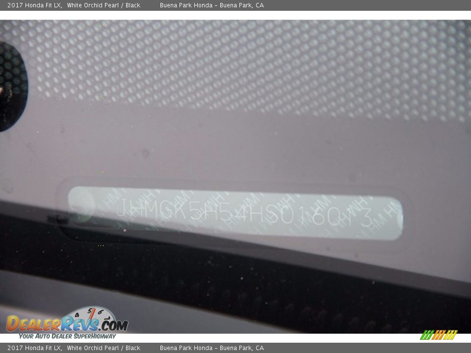 2017 Honda Fit LX White Orchid Pearl / Black Photo #17