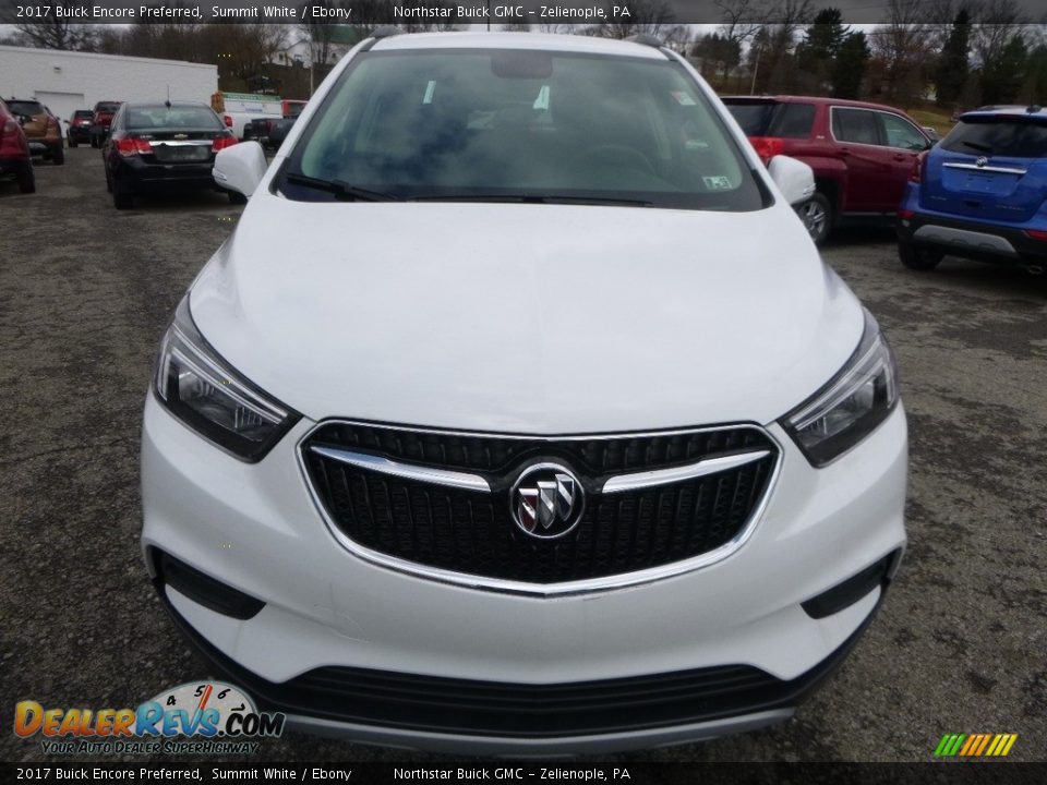 2017 Buick Encore Preferred Summit White / Ebony Photo #2