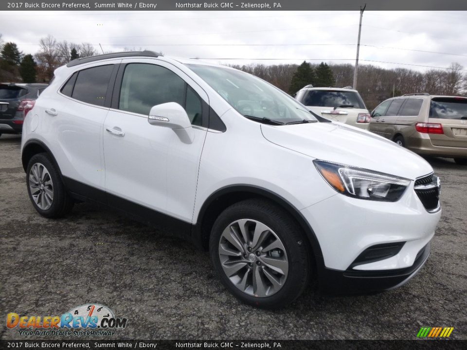 2017 Buick Encore Preferred Summit White / Ebony Photo #3