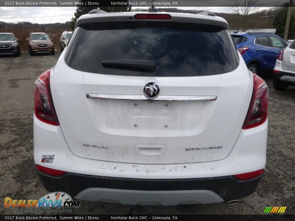 2017 Buick Encore Preferred Summit White / Ebony Photo #6