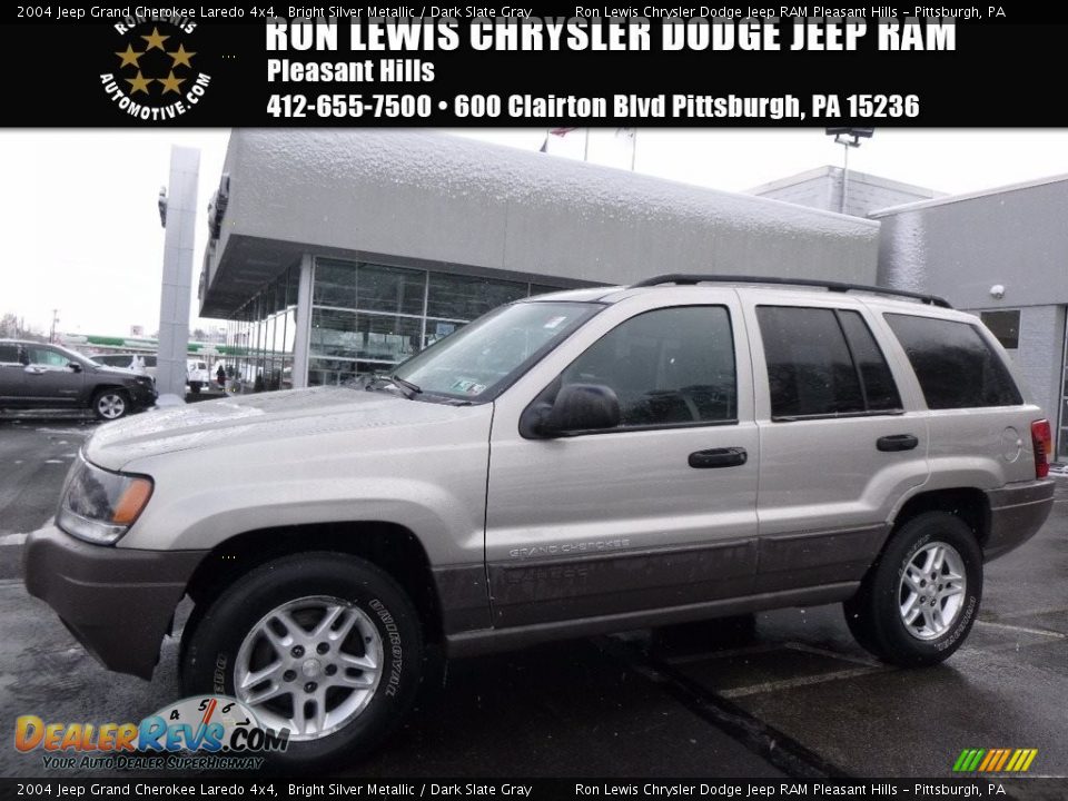 2004 Jeep Grand Cherokee Laredo 4x4 Bright Silver Metallic / Dark Slate Gray Photo #1