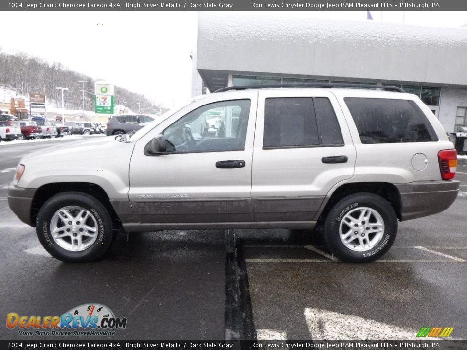 2004 Jeep Grand Cherokee Laredo 4x4 Bright Silver Metallic / Dark Slate Gray Photo #2