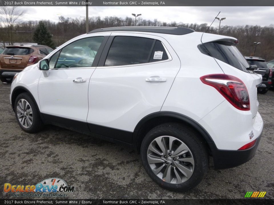 2017 Buick Encore Preferred Summit White / Ebony Photo #8
