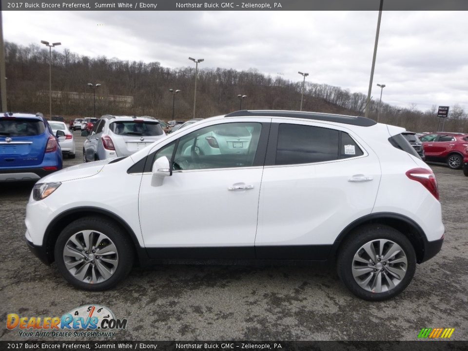 2017 Buick Encore Preferred Summit White / Ebony Photo #9