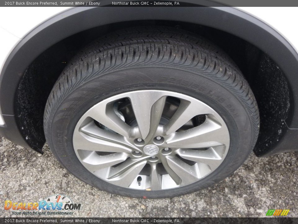 2017 Buick Encore Preferred Summit White / Ebony Photo #10