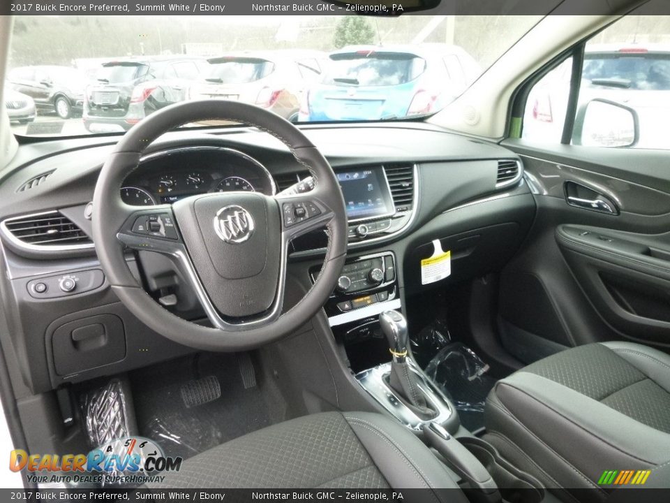 2017 Buick Encore Preferred Summit White / Ebony Photo #13