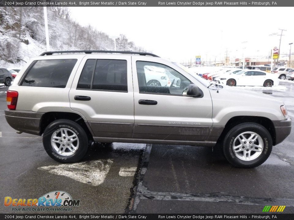 2004 Jeep Grand Cherokee Laredo 4x4 Bright Silver Metallic / Dark Slate Gray Photo #8