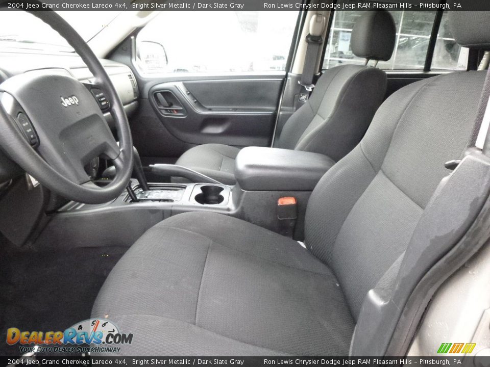 2004 Jeep Grand Cherokee Laredo 4x4 Bright Silver Metallic / Dark Slate Gray Photo #12