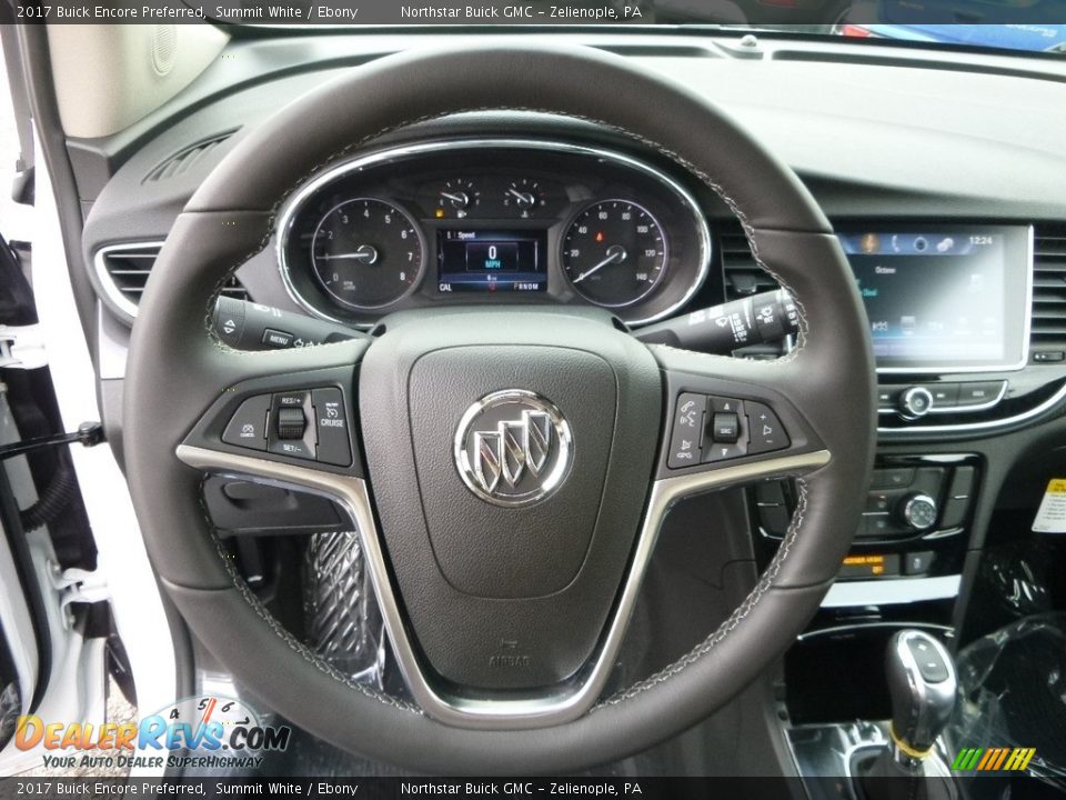 2017 Buick Encore Preferred Summit White / Ebony Photo #17
