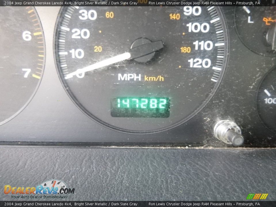 2004 Jeep Grand Cherokee Laredo 4x4 Bright Silver Metallic / Dark Slate Gray Photo #20