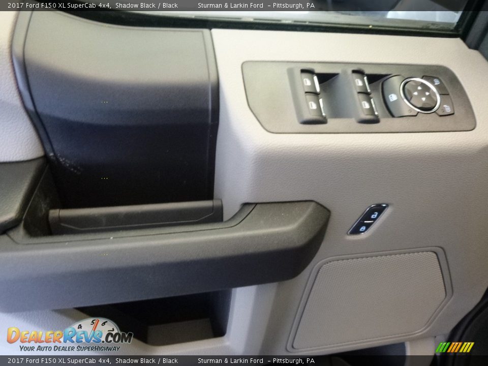2017 Ford F150 XL SuperCab 4x4 Shadow Black / Black Photo #10