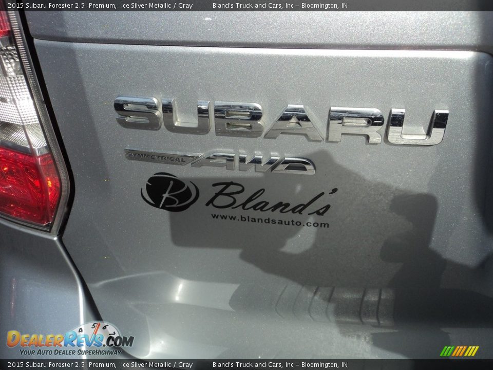 2015 Subaru Forester 2.5i Premium Ice Silver Metallic / Gray Photo #30