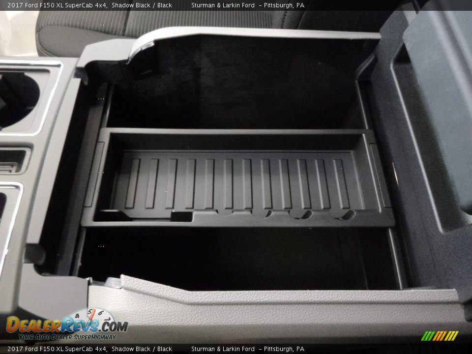 2017 Ford F150 XL SuperCab 4x4 Shadow Black / Black Photo #15