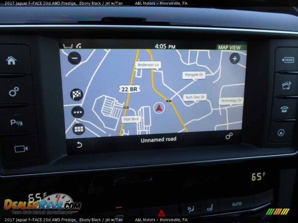 2017 Jaguar F-PACE 20d AWD Prestige Ebony Black / Jet w/Tan Photo #16