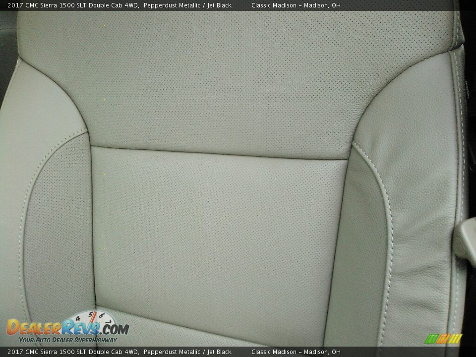 2017 GMC Sierra 1500 SLT Double Cab 4WD Pepperdust Metallic / Jet Black Photo #5