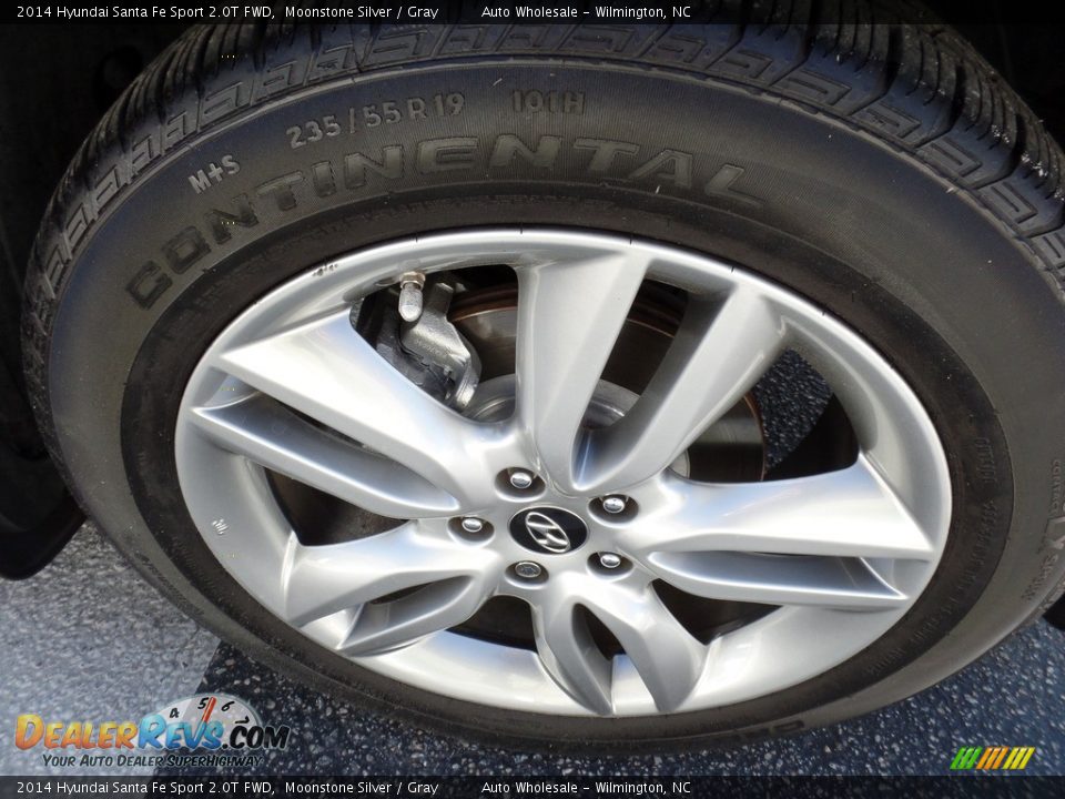 2014 Hyundai Santa Fe Sport 2.0T FWD Moonstone Silver / Gray Photo #7
