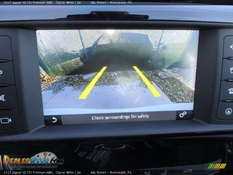 2017 Jaguar XE 35t Premium AWD Glacier White / Jet Photo #16