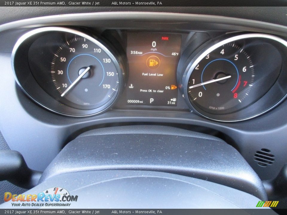 2017 Jaguar XE 35t Premium AWD Glacier White / Jet Photo #20