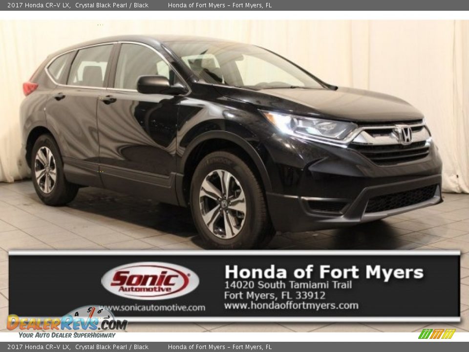 2017 Honda CR-V LX Crystal Black Pearl / Black Photo #1