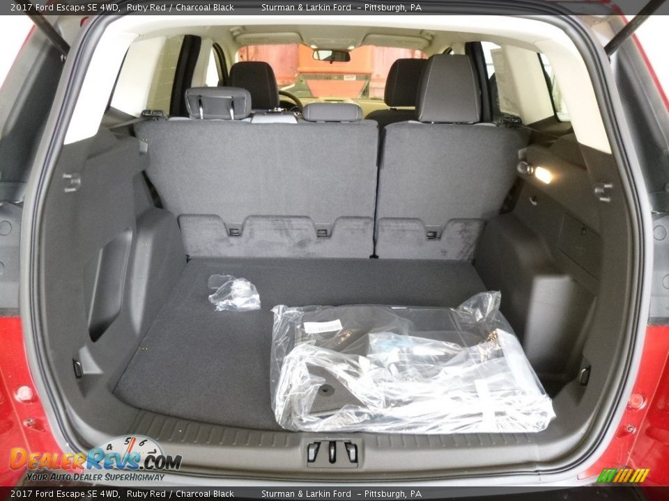 2017 Ford Escape SE 4WD Ruby Red / Charcoal Black Photo #3