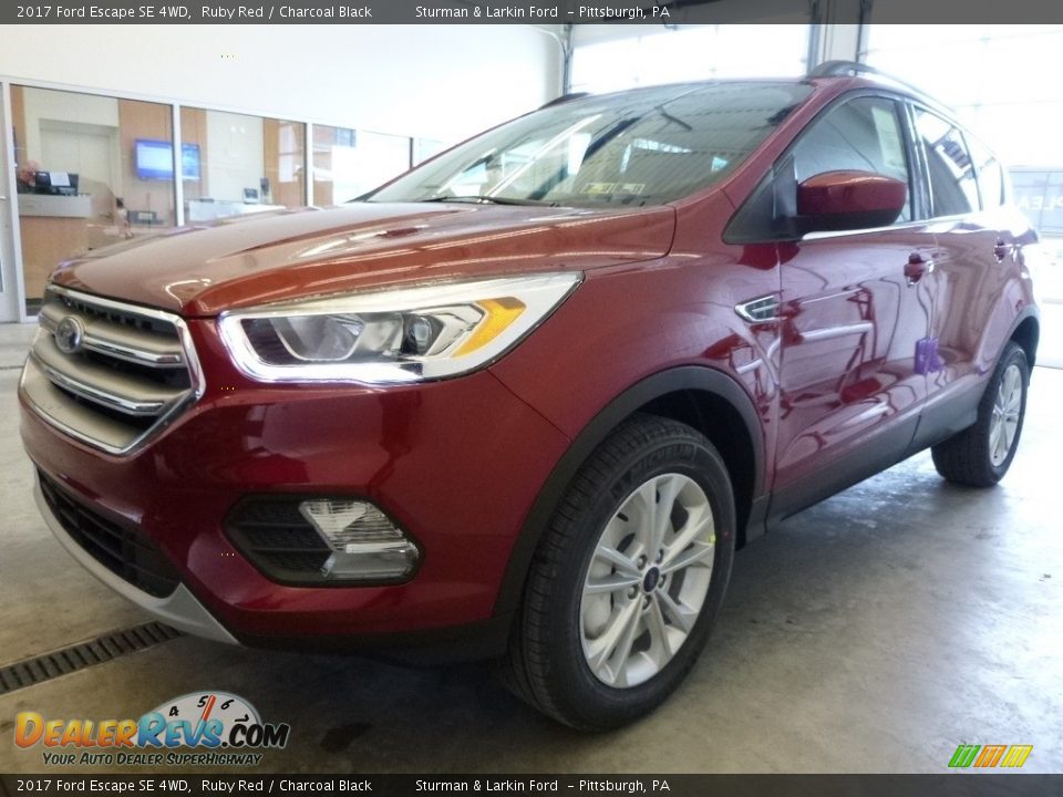 2017 Ford Escape SE 4WD Ruby Red / Charcoal Black Photo #5