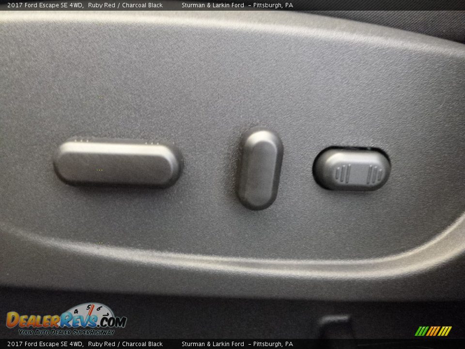 2017 Ford Escape SE 4WD Ruby Red / Charcoal Black Photo #12