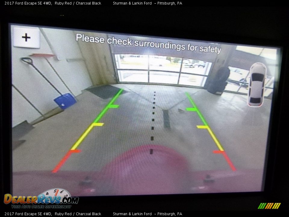 2017 Ford Escape SE 4WD Ruby Red / Charcoal Black Photo #14