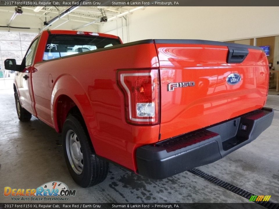 2017 Ford F150 XL Regular Cab Race Red / Earth Gray Photo #3