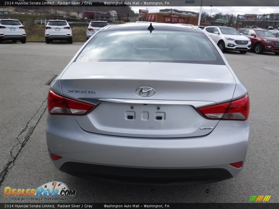 2014 Hyundai Sonata Limited Radiant Silver / Gray Photo #9