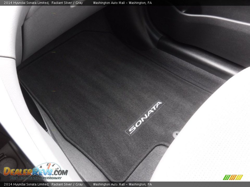 2014 Hyundai Sonata Limited Radiant Silver / Gray Photo #20