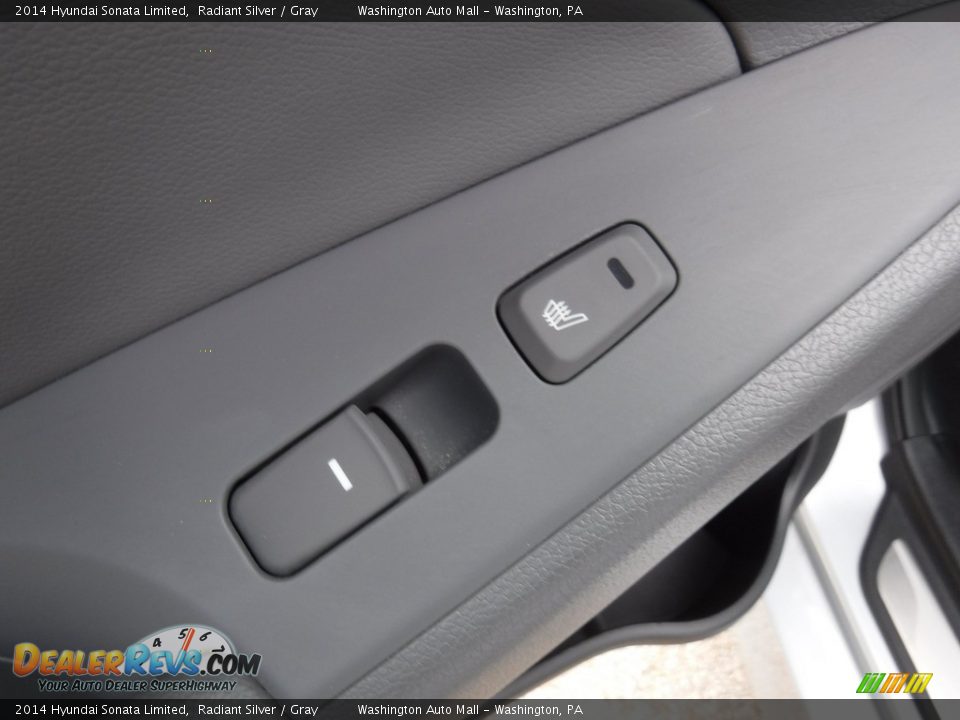 2014 Hyundai Sonata Limited Radiant Silver / Gray Photo #27
