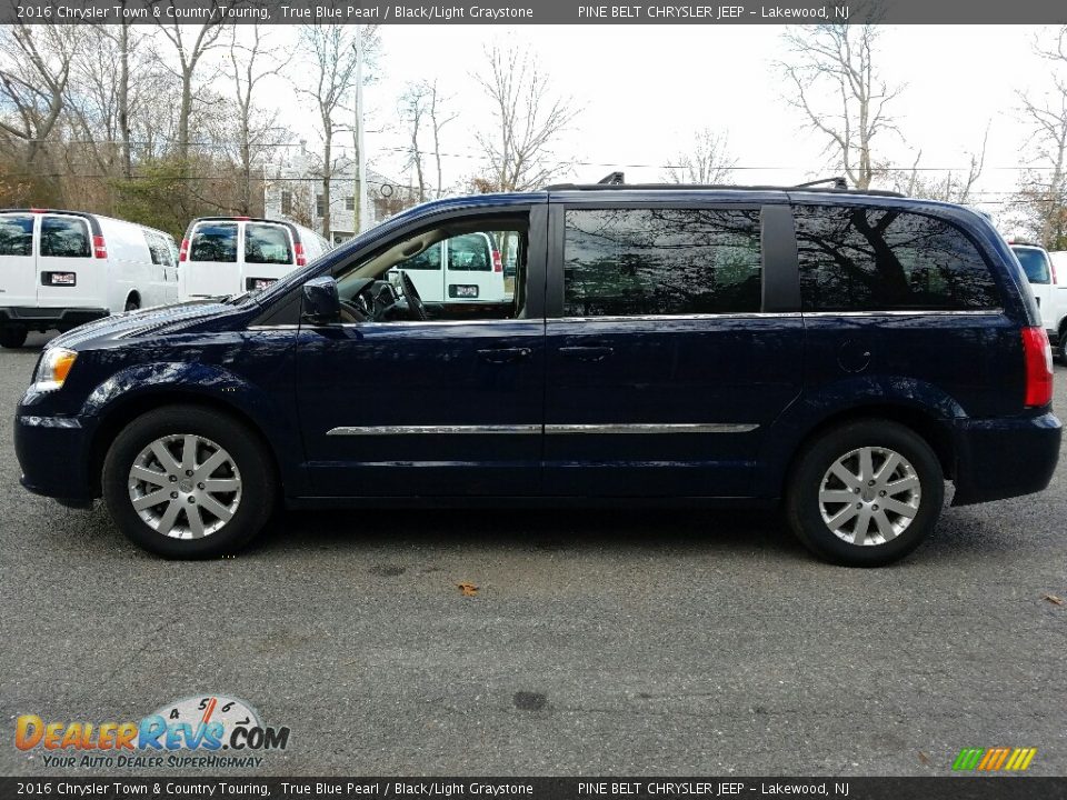 2016 Chrysler Town & Country Touring True Blue Pearl / Black/Light Graystone Photo #4