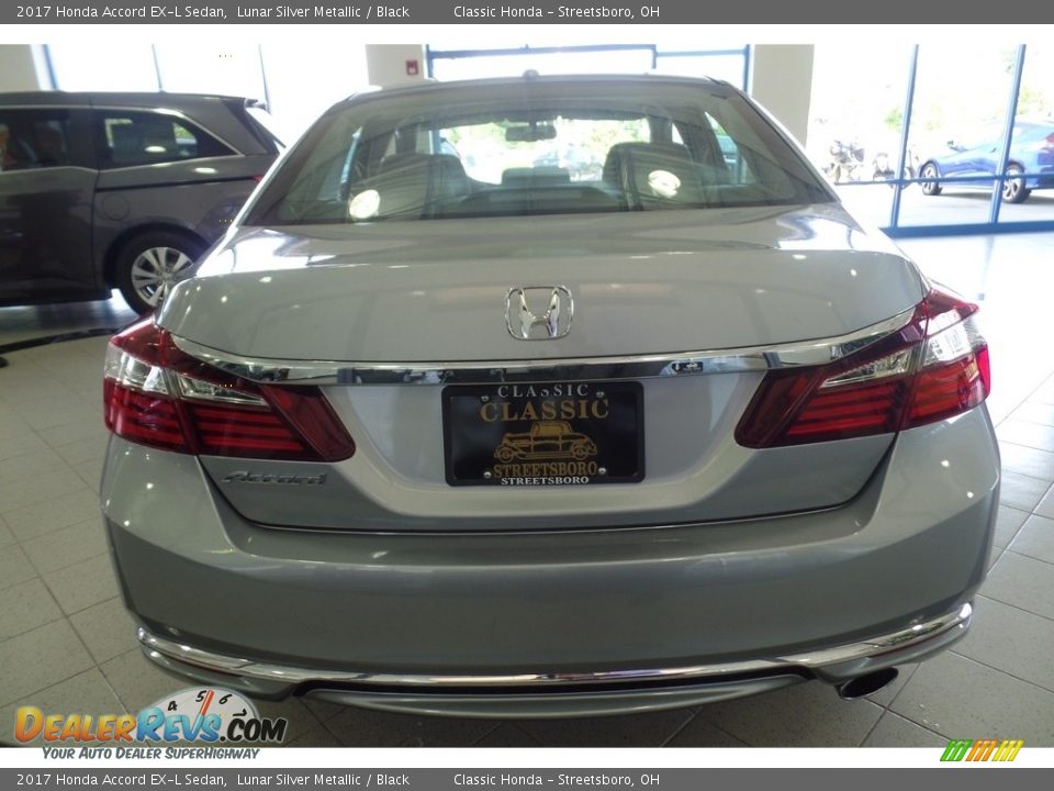 2017 Honda Accord EX-L Sedan Lunar Silver Metallic / Black Photo #5