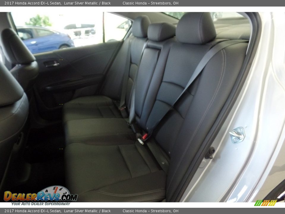 2017 Honda Accord EX-L Sedan Lunar Silver Metallic / Black Photo #9