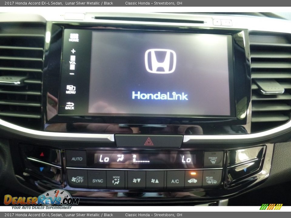 2017 Honda Accord EX-L Sedan Lunar Silver Metallic / Black Photo #13