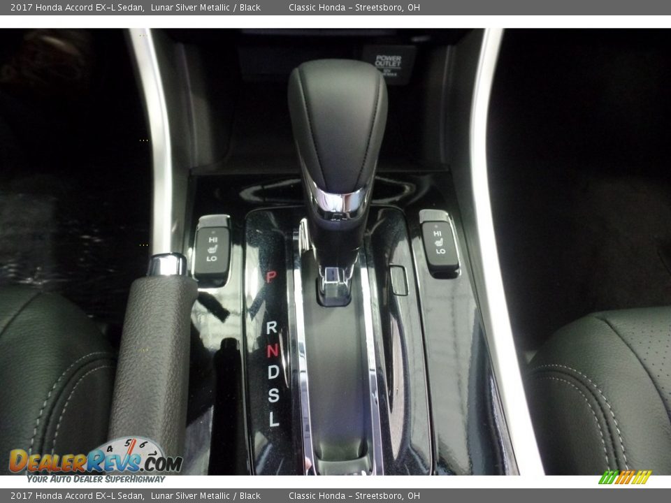 2017 Honda Accord EX-L Sedan Lunar Silver Metallic / Black Photo #14