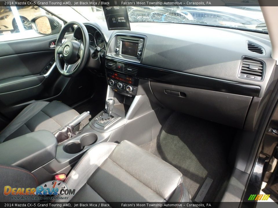 2014 Mazda CX-5 Grand Touring AWD Jet Black Mica / Black Photo #12
