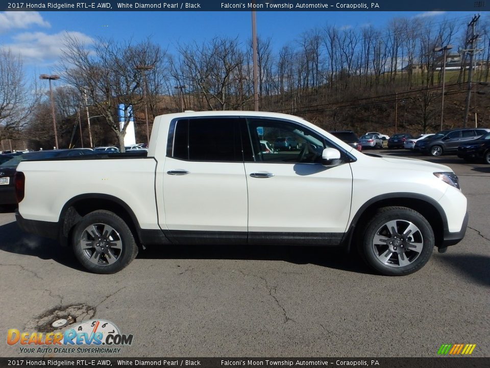White Diamond Pearl 2017 Honda Ridgeline RTL-E AWD Photo #4