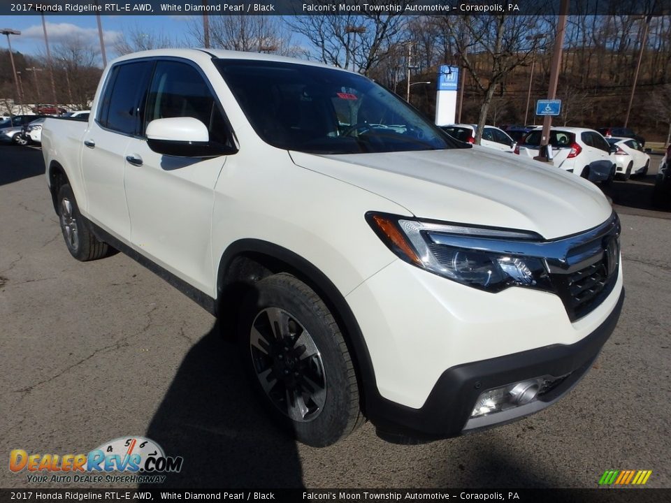 2017 Honda Ridgeline RTL-E AWD White Diamond Pearl / Black Photo #5